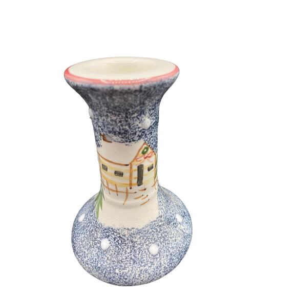 Set of 2 Christmas Candle stick holders - Picture 4 of 5